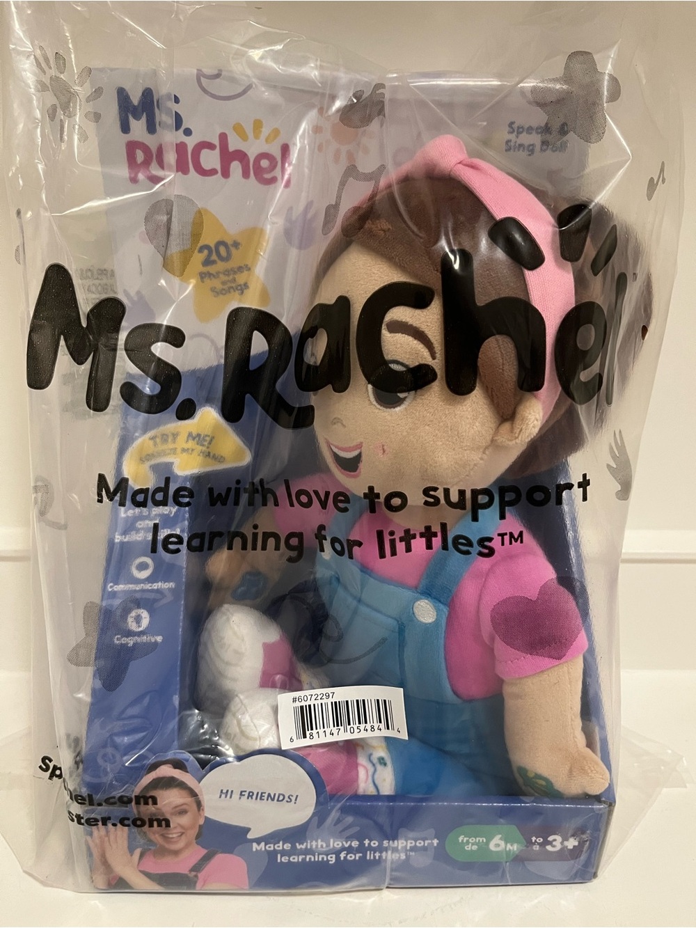 NWT ms Rachel sing and talk doll